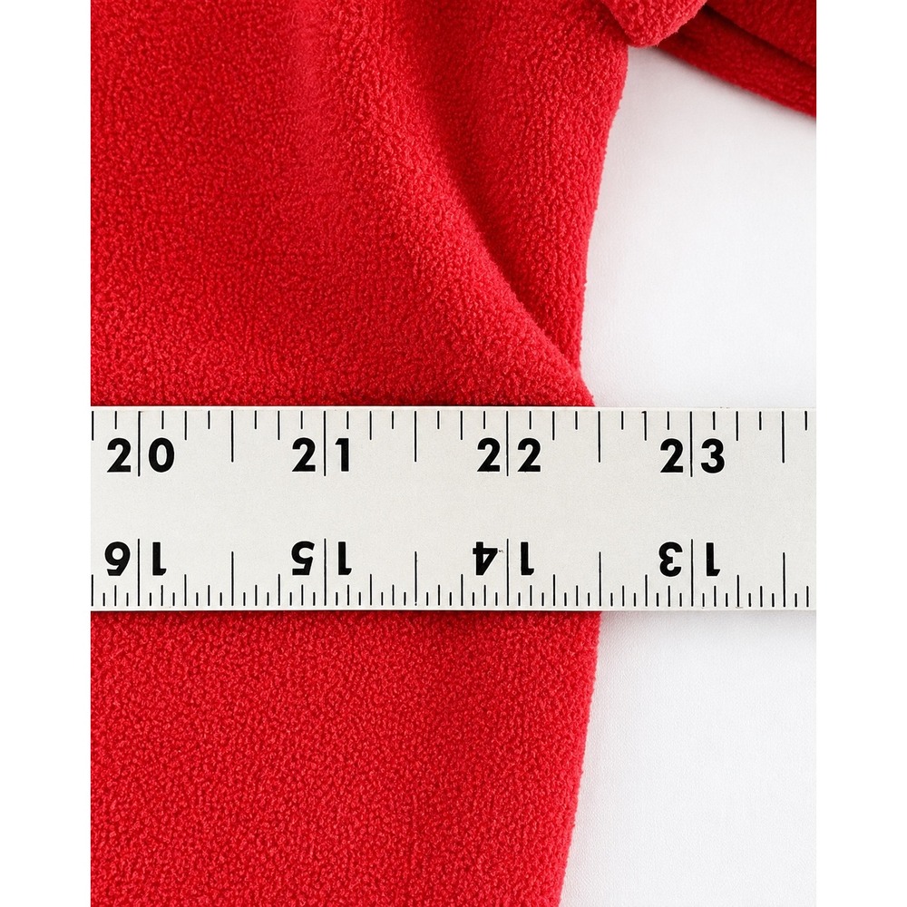 The North Face Fleece Jacket Mens Large Red Excellent Full Zip C738 Contrast - Picture 12 of 14